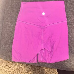 lululemon bike short magenta